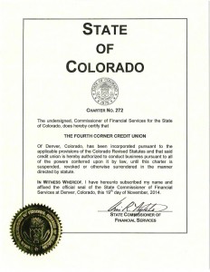 Fourth Corner has Colorado's approval. 