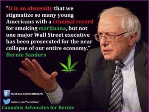 Credit to Cannabis Advocates for Bernie for the pic. 